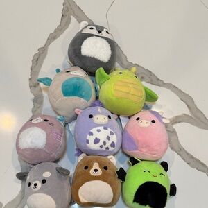 Mini 5in Squishmallow Bundle of 9!!!!